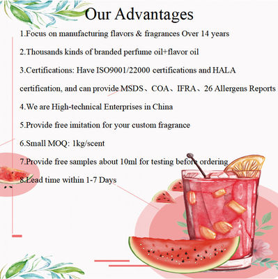 Food Grade Strawberry Scent Beverage Flavors For  Beverage Making Juice Flavors Food Flavors